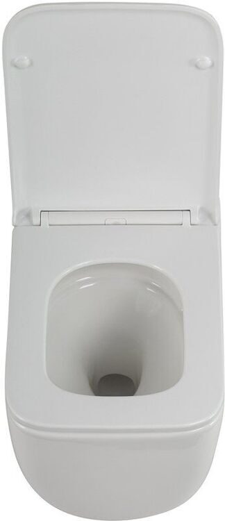 Унитаз подвесной BelBagno Luce BB076CH-TOR/SC безободковый, глянцевый белый, сиденье soft close