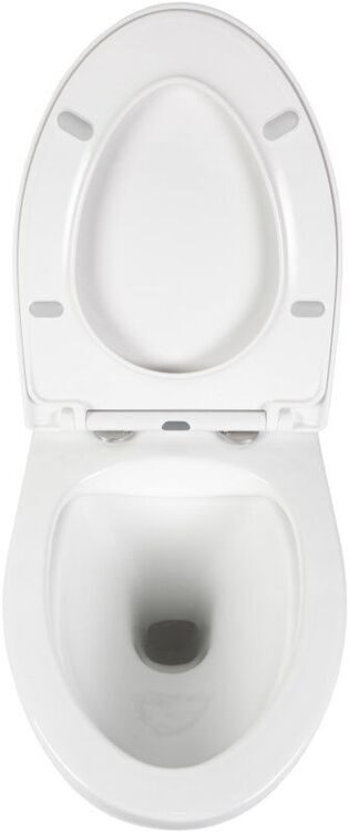 Унитаз подвесной BOND Oval F05-10 безободковый, с микролифтом