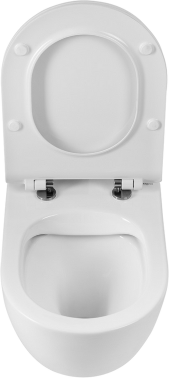 Унитаз подвесной BelBagno Sfera-r BB046CHR безободковый, крышка BB901SC с микролифтом