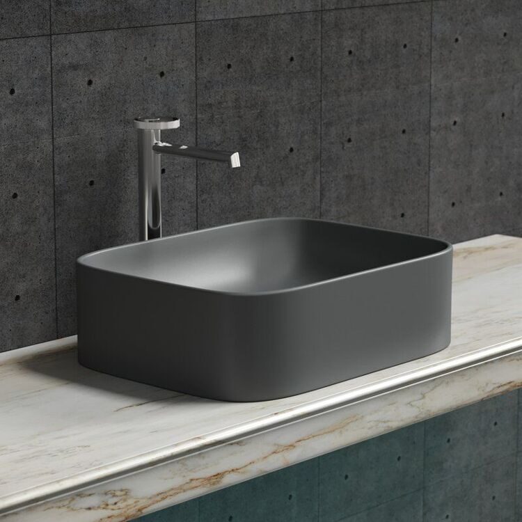 Раковина Ceramicanova Element CN6052MDH темный антрацит матовая