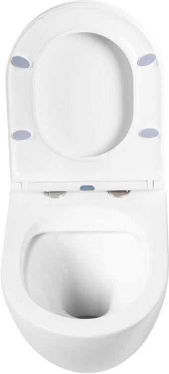 Унитаз подвесной BelBagno Sfera-r BB046CHR безободковый, крышка BB870SC с микролифтом
