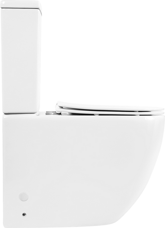 Унитаз-компакт BelBagno Amanda BB051CPR безободковый, крышка BB051SC с микролифтом, бачок BB051T