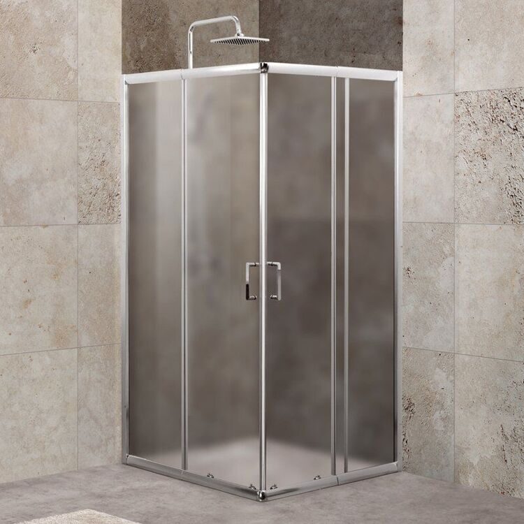 Душевой уголок BelBagno Unique A-2-85/100-P-Cr стекло punto
