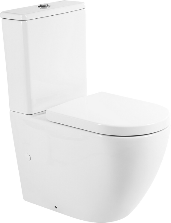 Унитаз-компакт BelBagno Sfera-r BB2141CPR безободковый, крышка BB865SC с микролифтом, бачок BB2141T Унитаз-компакт BelBagno Sfera-r BB2141CPR безободковый, крышка BB865SC с микролифтом, бачок BB2141T