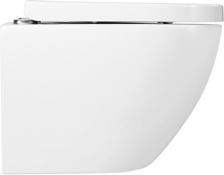 Унитаз подвесной BelBagno Sfera-r BB046CHR безободковый, крышка BB105SC с микролифтом