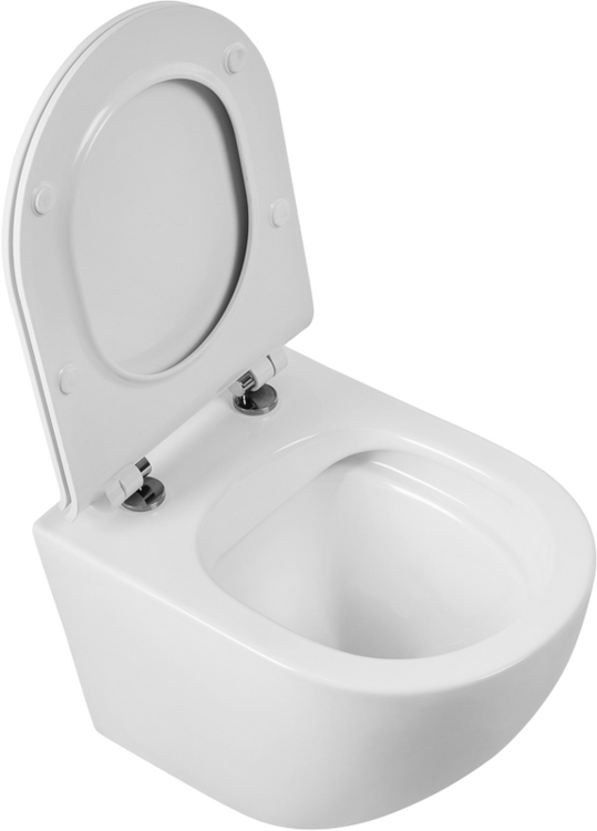 Унитаз подвесной BelBagno Sfera-r BB046CHR безободковый, крышка BB901SC с микролифтом