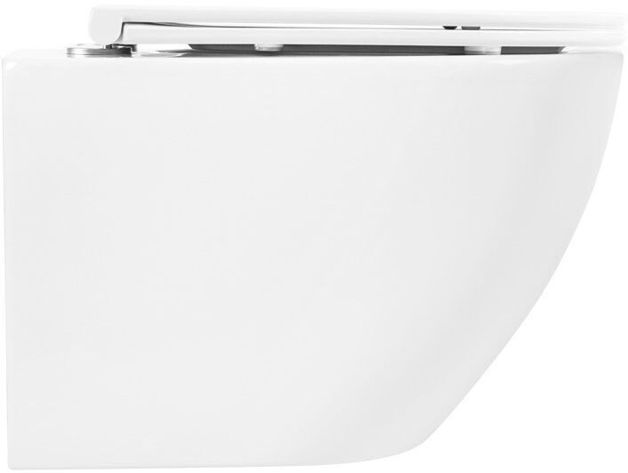 Унитаз подвесной BelBagno Sfera-r BB046CHR безободковый, крышка BB870SC с микролифтом