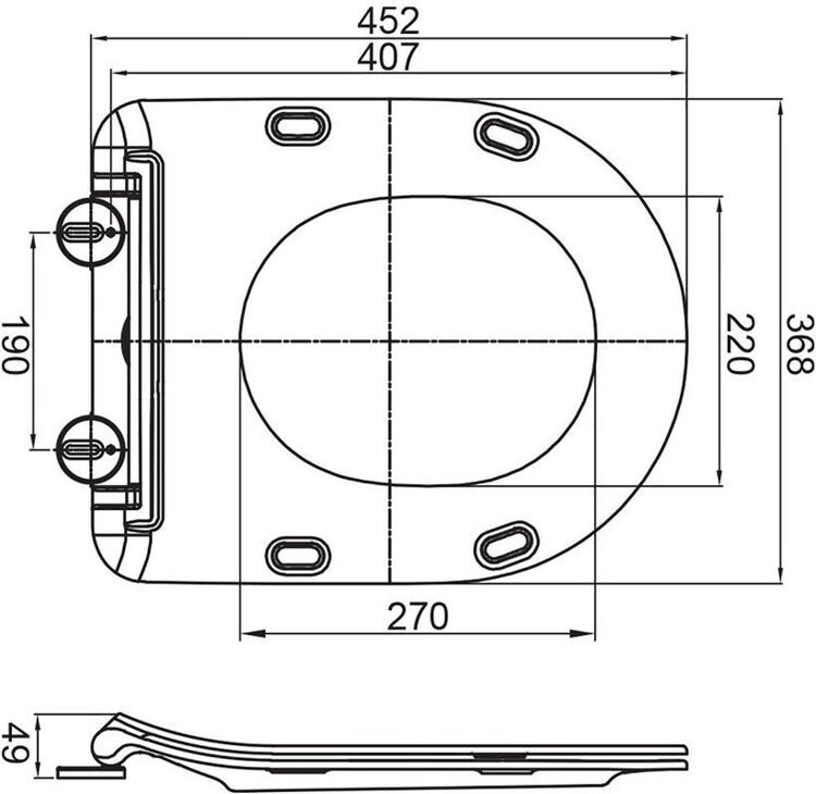 Унитаз приставной BelBagno Sfera-r BB2141CBR безободковый, крышка BB2034SC с микролифтом