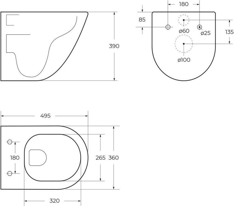 Унитаз подвесной BelBagno Amanda BB051CH-TOR-FC безободковый, крышка BB2111SC с микролифтом