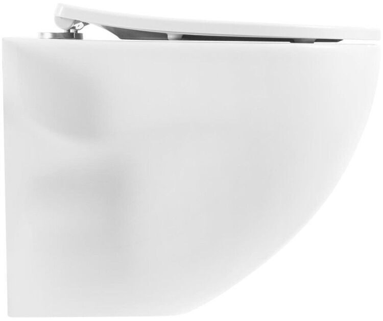 Унитаз подвесной BelBagno Onda BB066CHR безободковый, крышка BB2031SC с микролифтом