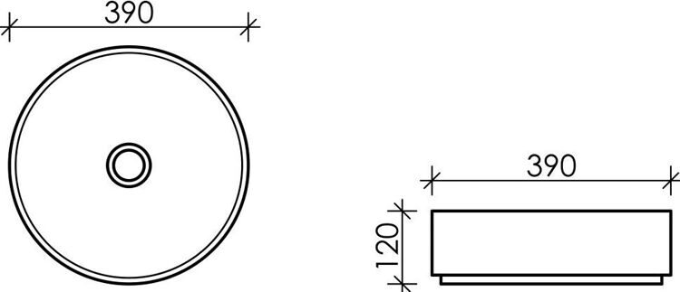 Мебельная раковина Ceramicanova Element CN6022