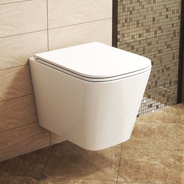 Унитаз подвесной Owl 1975 Vatter TOWLT190403S безободковый, система смыва Торнадо