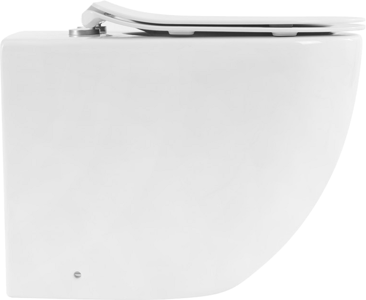 Унитаз приставной BelBagno Sfera-r BB2141CBR безободковый, крышка BB2034SC с микролифтом