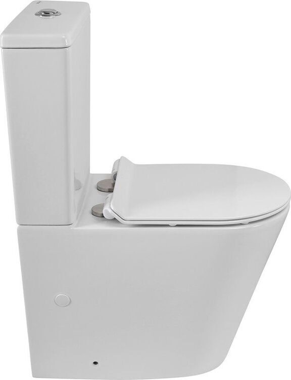 Напольный унитаз компакт BelBagno Flay-r BB2149CP-TOR безободковый, крышка BB2111SC с микролифтом, бачок BB2149T
