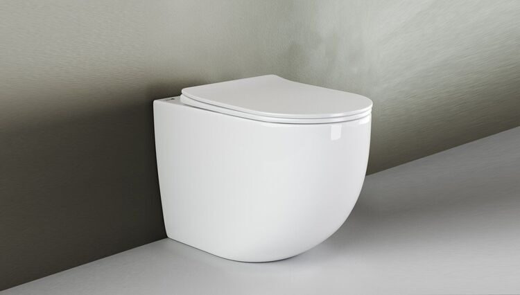 Унитаз приставной Ceramicanova Mia CN1810 с микролифтом, безободковый