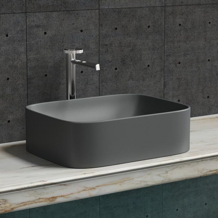 Раковина Ceramicanova Element CN6052MDH темный антрацит матовая