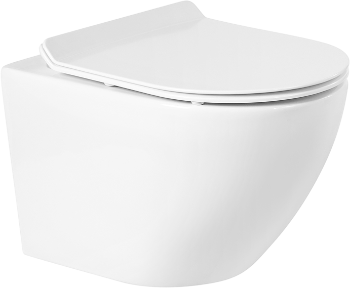 Унитаз подвесной BelBagno Sfera-r BB046CHR безободковый, крышка BB2111SC с микролифтом