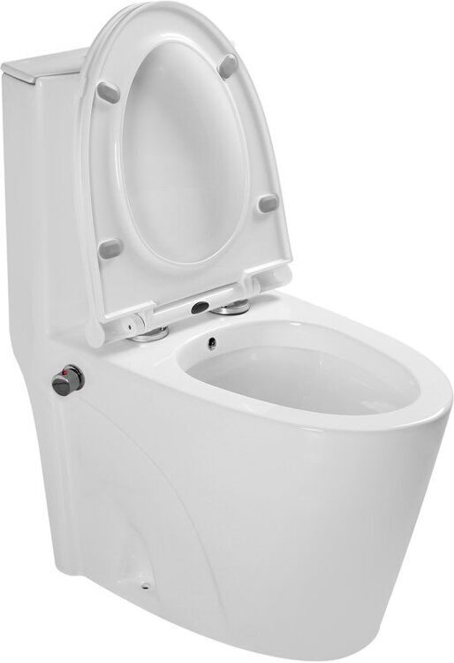Унитаз моноблок напольный SantiLine SL-5012SM-BD