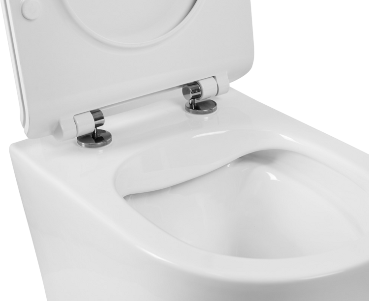 Унитаз подвесной BelBagno Sfera-r BB046CHR безободковый, крышка BB901SC с микролифтом