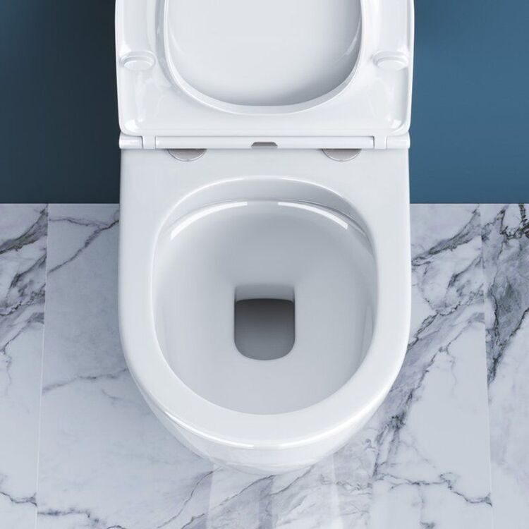 Унитаз подвесной BelBagno Sfera-r BB046CHR безободковый, крышка BB870SC с микролифтом
