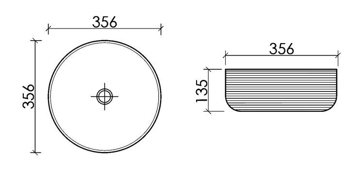 Раковина Ceramicanova Element CN6073 белая глянцевая