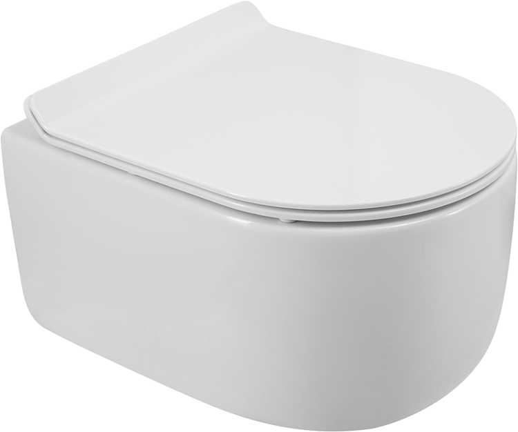 Унитаз подвесной BelBagno Soft BB084CH-TOR безободковый, крышка BB2011SC с микролифтом