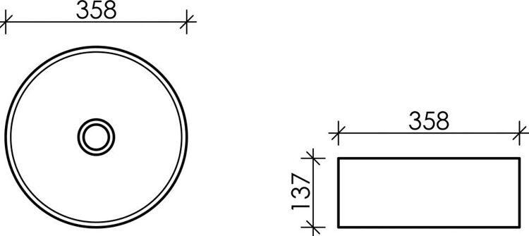 Мебельная раковина Ceramicanova Element CN6032
