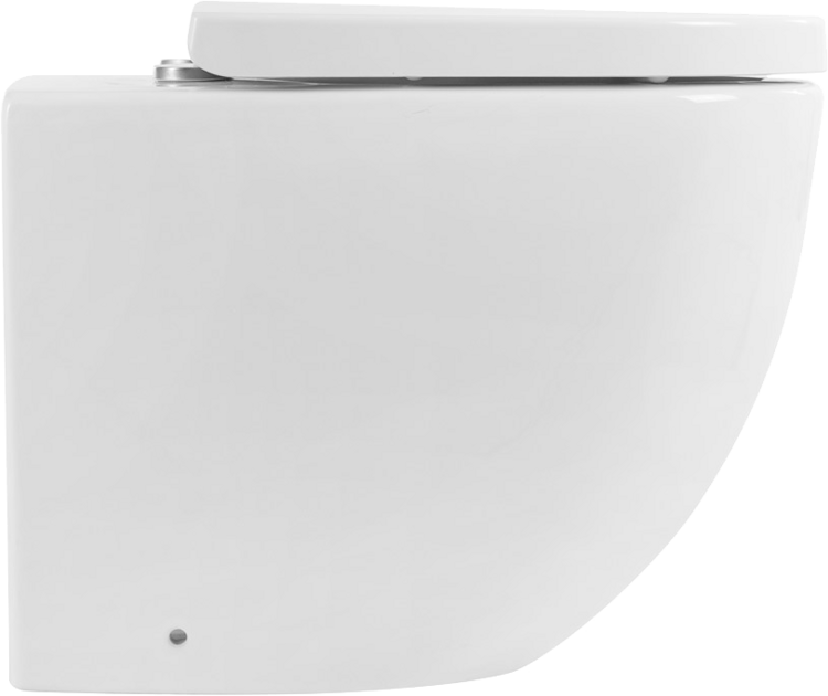 Унитаз приставной BelBagno Sfera-r BB2141CBR безободковый, крышка BB865SC с микролифтом