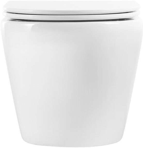 Унитаз подвесной BelBagno Sfera-r BB046CHR безободковый, крышка BB870SC с микролифтом