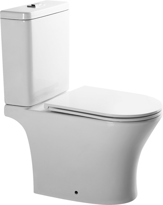 Унитаз-компакт SantiLine SL-5010 безободковый, с микролифтом Унитаз-компакт SantiLine SL-5010 безободковый, с микролифтом