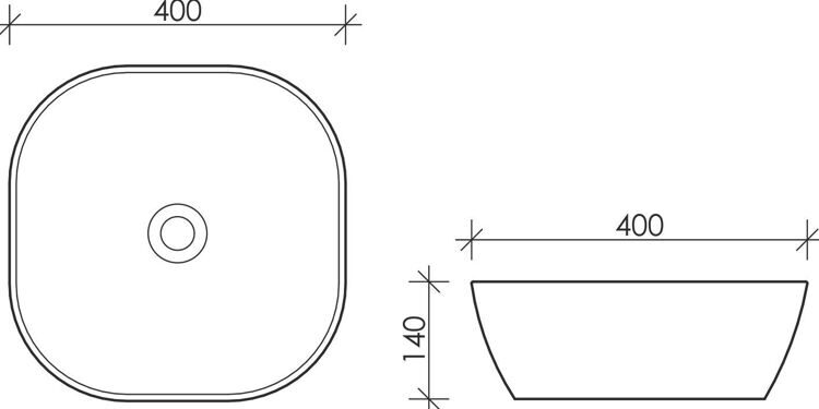 Раковина Ceramicanova Element CN5006
