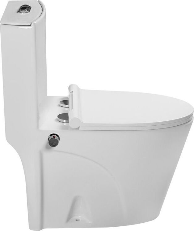 Унитаз моноблок напольный SantiLine SL-5012SM-BD