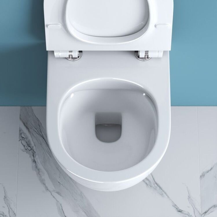 Унитаз подвесной BelBagno Sfera-r BB046CHR безободковый, крышка BB2111SC с микролифтом