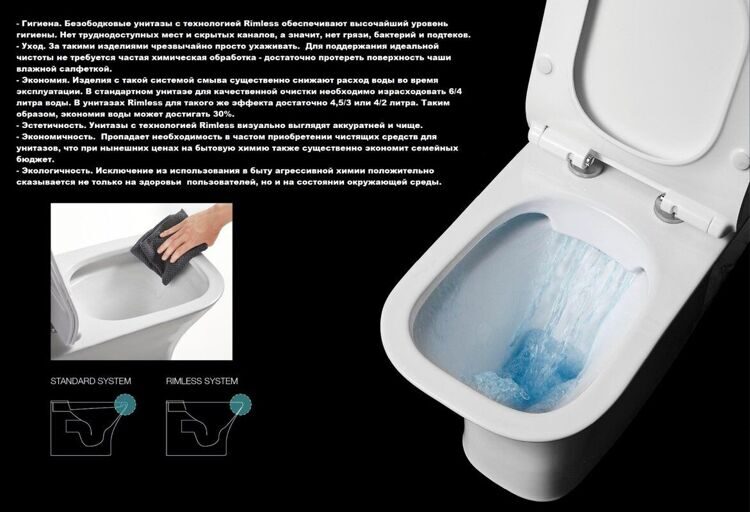 Унитаз-компакт Ceruttispa Sella CT9864 безободковый, с микролифтом, белый
