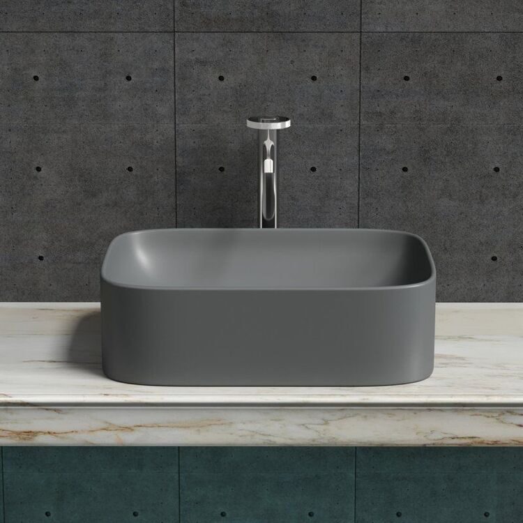 Раковина Ceramicanova Element CN6052MDH темный антрацит матовая