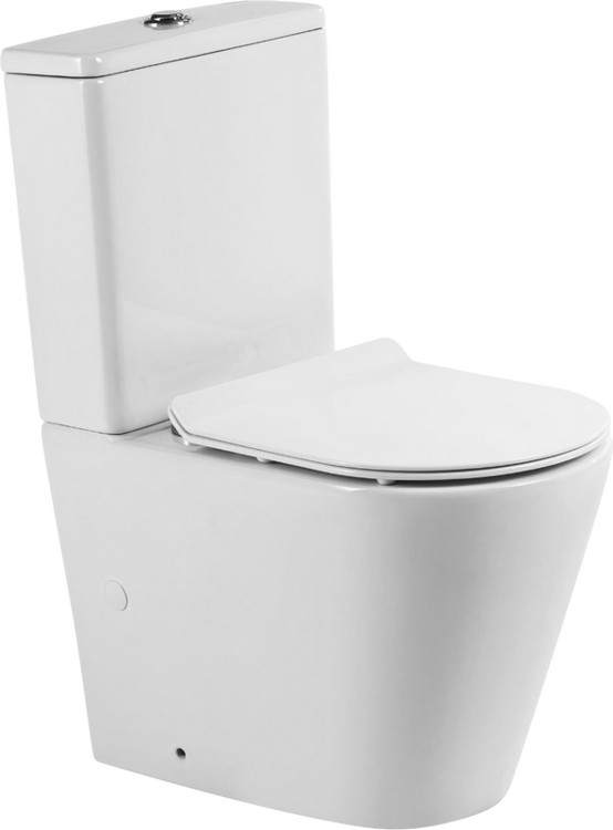 Напольный унитаз компакт BelBagno Flay-r BB2149CP-TOR безободковый, крышка BB2111SC с микролифтом, бачок BB2149T