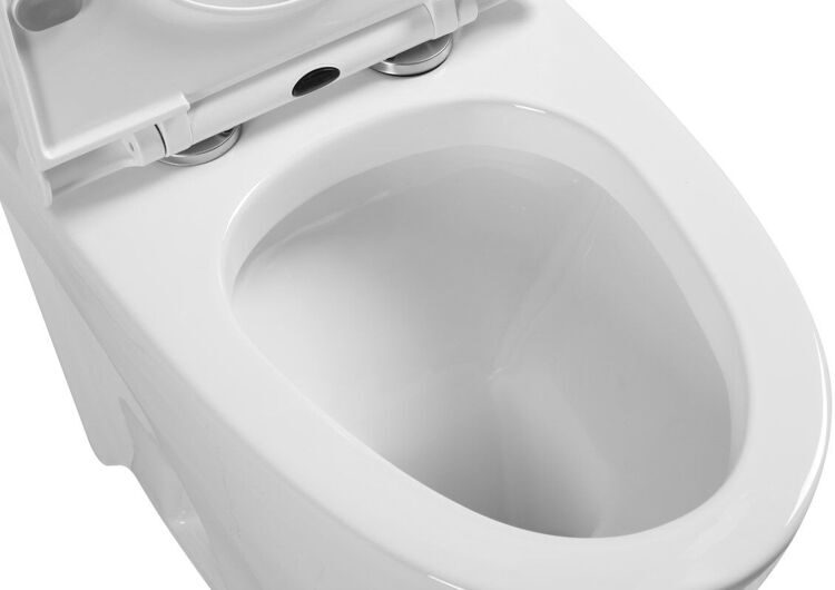 Унитаз моноблок напольный SantiLine SL-5012 с микролифтом