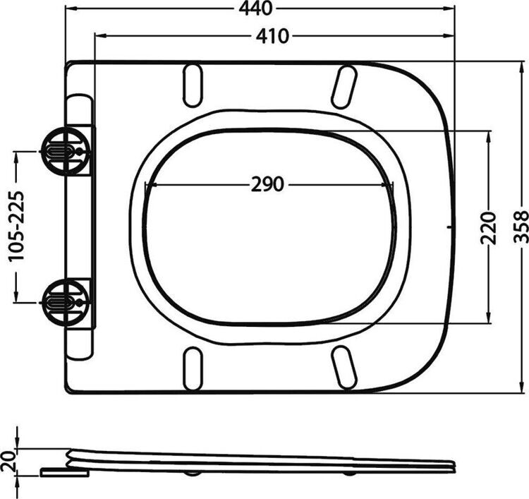 Унитаз приставной BelBagno Prado BB10150CB с микролифтом