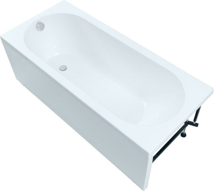 Акриловая ванна Aquanet Lotos 328870 175x80 см, белая, с каркасом