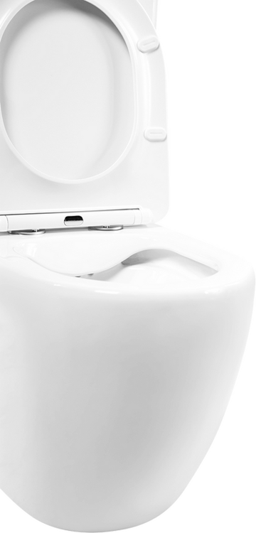 Унитаз-компакт BelBagno Amanda BB051CPR безободковый, крышка BB051SC с микролифтом, бачок BB051T