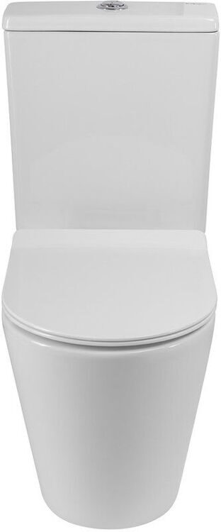 Напольный унитаз компакт BelBagno Flay-r BB2149CP-TOR безободковый, крышка BB2111SC с микролифтом, бачок BB2149T