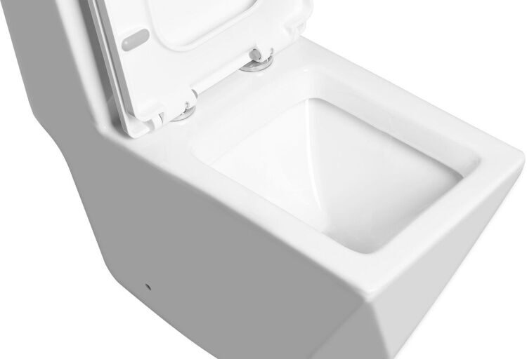 Унитаз моноблок напольный SantiLine SL-5013 с микролифтом
