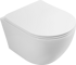 Унитаз подвесной Art&Max Sanremo AM026CHR/SC безободковый, с микролифтом, белый