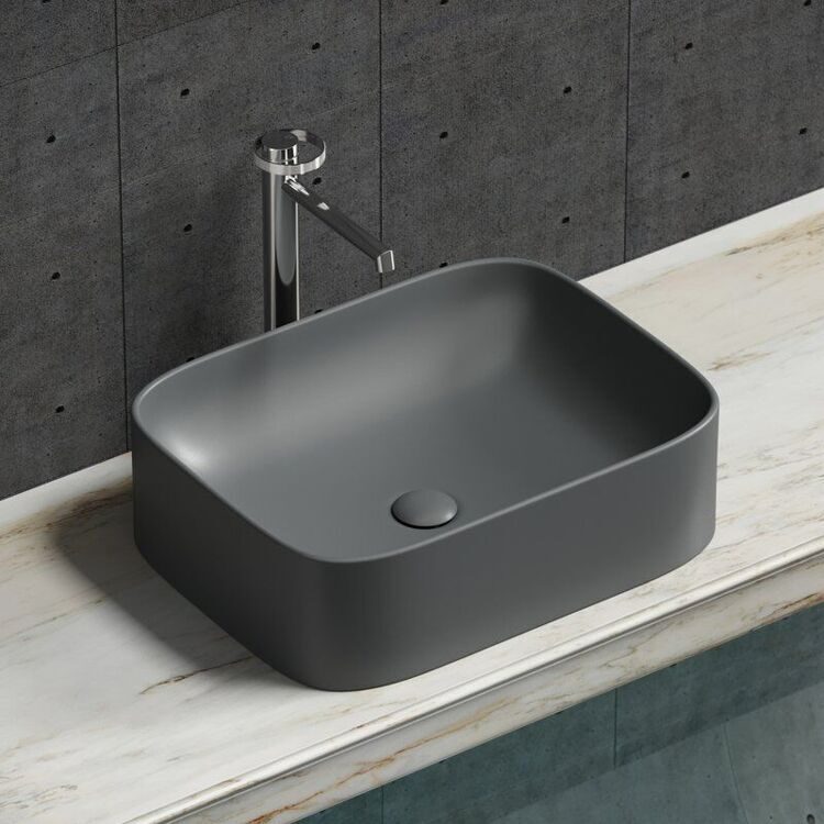 Раковина Ceramicanova Element CN6052MDH темный антрацит матовая