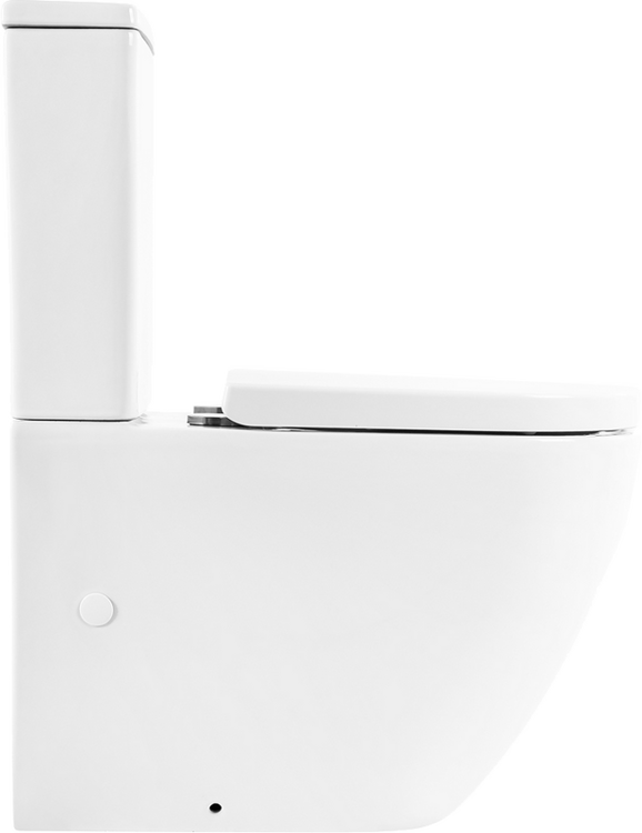 Унитаз-компакт BelBagno Sfera-r BB2141CPR безободковый, крышка BB865SC с микролифтом, бачок BB2141T