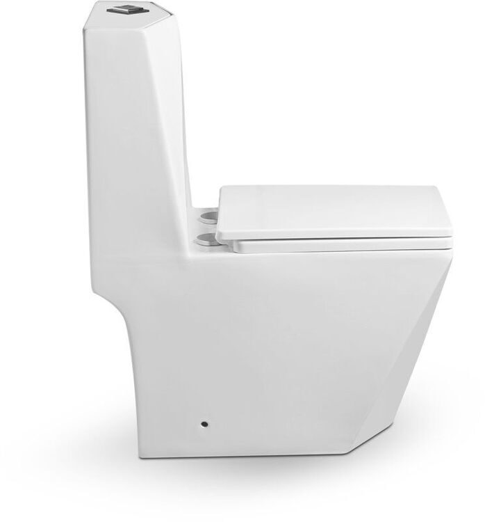 Унитаз моноблок напольный SantiLine SL-5013 с микролифтом