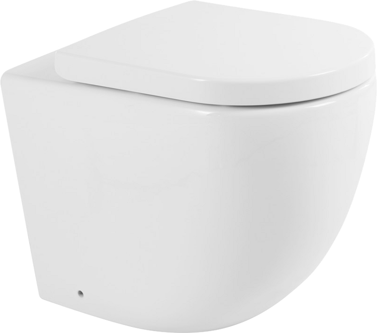 Унитаз приставной BelBagno Sfera-r BB2141CBR безободковый, крышка BB865SC с микролифтом