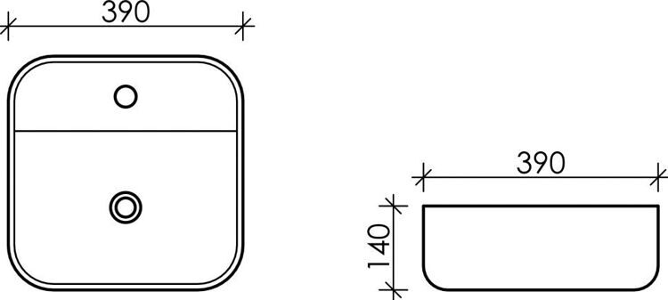 Раковина Ceramicanova Element CN5014